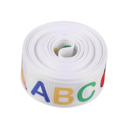 Housoutil 5 Rollen Schulmotto Ripsband Polyester Geschenkband für DIY Basteln Geschenkverpackung Dekoration Breit Yards Housoutil 5 Rollen Schulmotto Ripsband Polyester Geschenkband für DIY Basteln Geschenkverpackung Dekoration Breit Yards von Housoutil