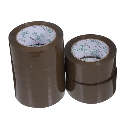 Housoutil 5 Rollen Teiliges Packband Yards Starkes Braunes Verpackungsklebeband mit Hoher Haftkraft Schweres Packband für Versand Umzug und Büro Sicheres Klebeband für Kartonverschluss Housoutil 5 Rollen Teiliges Packband Yards Starkes Braunes Verpackungsklebeband mit Hoher Haftkraft Schweres Packband für Versand Umzug und Büro Sicheres Klebeband für Kartonverschluss von Housoutil