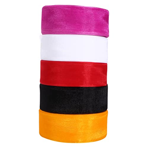 Housoutil 5 Rollen Transparentes Chiffonband Handgemachte Diy Materialien für Kuchen Dekoration Hochzeiten Housoutil 5 Rollen Transparentes Chiffonband Handgemachte Diy Materialien für Kuchen Dekoration Hochzeiten von Housoutil