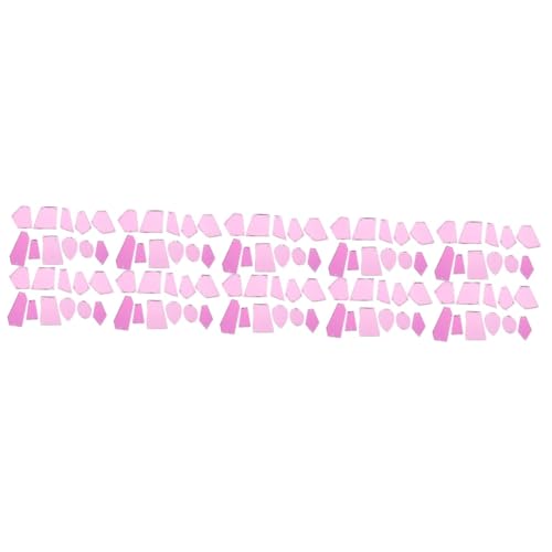 Housoutil 5 Sätze Acryl Spiegel Strasssteine Zum Aufnähen Dekorative Handwerksmaterialien Für Diy Projekte Einzigartiges Design Für Kleidung Und Bastelarbeiten Langlebig Und 50 Stück * 5 von Housoutil