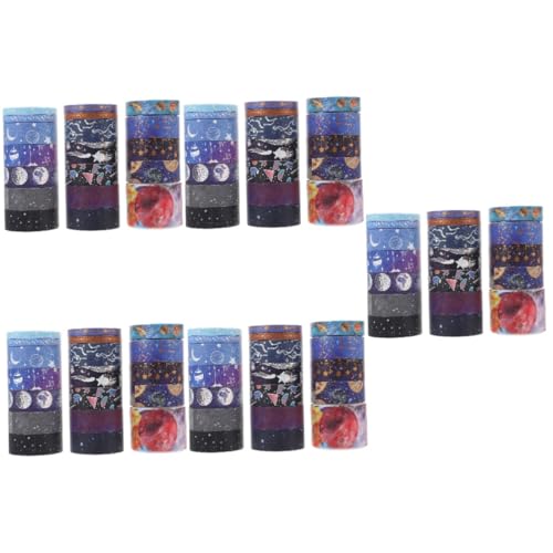Housoutil 5 Sätze Aesthetic Washi Tape Diy Dekorative Klebebänder Für Scrapbooking Kalender Karten Und Geschenkverpackungen Einfach Zu Verwenden Leicht Abzureißen Hinterlassen 19 Rollen * 5 von Housoutil
