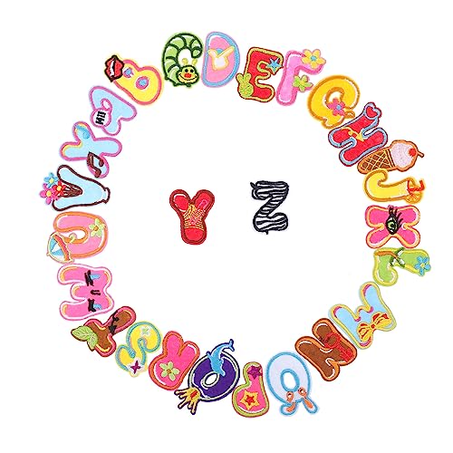 Housoutil 5 Sätze Alphabetische Stoffaufnäher Teilig Selbstklebend für Diy Kleidung Rucksäcke und Kreative Projekte Langlebig und Dekorativ Housoutil 5 Sätze Alphabetische Stoffaufnäher Teilig Selbstklebend für Diy Kleidung Rucksäcke und Kreative Projekte Langlebig und Dekorativ von Housoutil