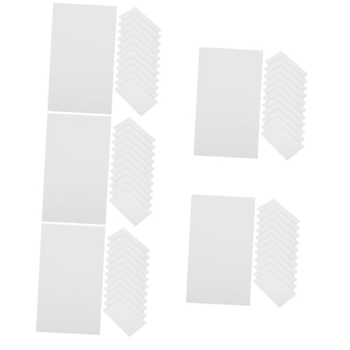 Housoutil 5 Sätze Blanko Karten Weiße Indexkarten Für Kreative Projekte Notizen Und Vokabeltraining Für Diy Scrapbooking Und Persönliche Botschaften Aus Hochwertigem Leicht Und 200 Stück * 5 von Housoutil
