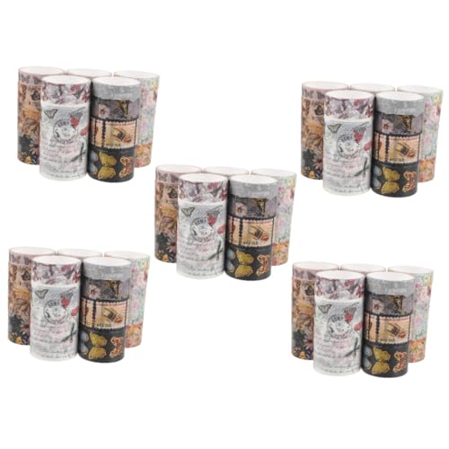 Housoutil 5 Sätze Blumenpapierband Blumenklebeband Muster Blumenband Handwerk Farbiges Band Blumen- Dekoratives Klebeband Zum Basteln Scrapbook-klebeband Dekorativ Aufkleber 17 Rollen * 5 Housoutil 5 Sätze Blumenpapierband Blumenklebeband Muster Blumenband Handwerk Farbiges Band Blumen- Dekoratives Klebeband Zum Basteln Scrapbook-klebeband Dekorativ Aufkleber 17 Rollen * 5 von Housoutil