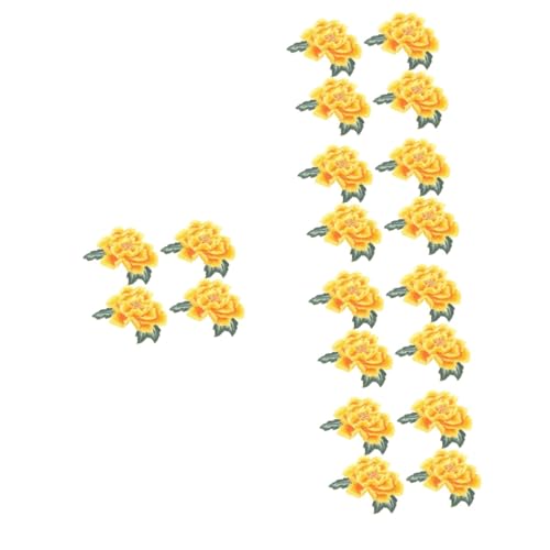 Housoutil 5 Sätze Blumenstickstätte Patch Bügelflicken Für Kleidung Nähen Reparatur Flicken Für Jacken Bestickt Applikationen Für Kleidung Stickereiflecken Für Kleidung Stoff 4 Stück * 5 von Housoutil