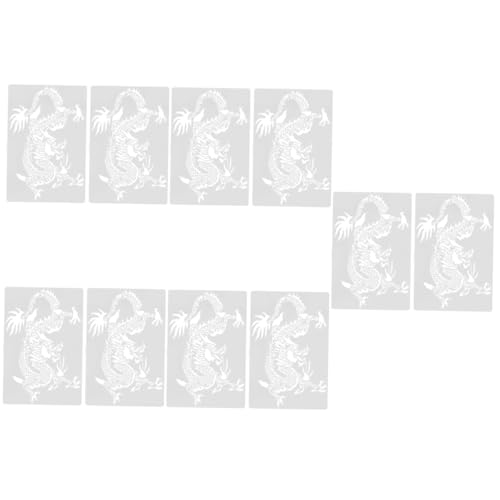 Housoutil 5 Sätze Drachen Malvorlagen Wiederverwendbare Diy Schablonen Für Zeichenvorlagen Kunstvolle Drachen Muster Für Holzmalerei Und Diy Projekte 2 Stücke * 5 Housoutil 5 Sätze Drachen Malvorlagen Wiederverwendbare Diy Schablonen Für Zeichenvorlagen Kunstvolle Drachen Muster Für Holzmalerei Und Diy Projekte 2 Stücke * 5 von Housoutil