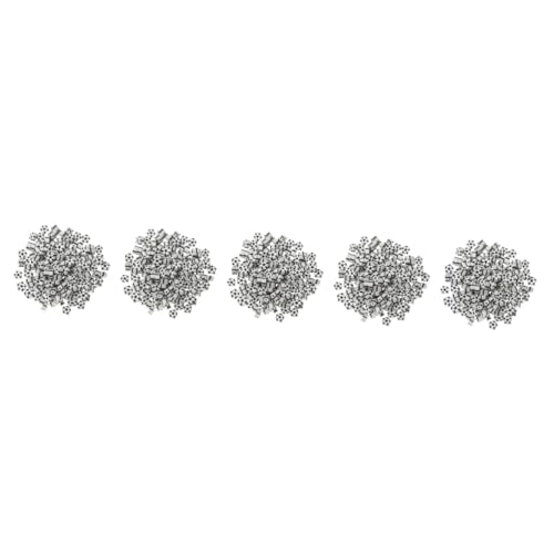 Housoutil 5 Sätze Fußball Perlen Für Diy Schmuckherstellung Polymer Kreuzperlen Abstandshalter Für Armbänder Und Schlüsselanhänger Bastelperlen Für Sportliebhaber 100 Stück * 5 von Housoutil