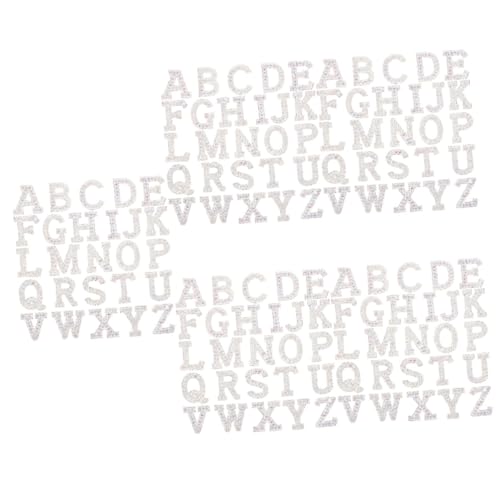 Housoutil 5 Sätze Heiße Diamant-buchstabenaufkleber Strasssteine aufkleber Selbstklebende Buchstaben-patches Flecken Blenden Applikationen Alphabet Kleidung Silber 26 Stück * 5 Housoutil 5 Sätze Heiße Diamant-buchstabenaufkleber Strasssteine aufkleber Selbstklebende Buchstaben-patches Flecken Blenden Applikationen Alphabet Kleidung Silber 26 Stück * 5 von Housoutil