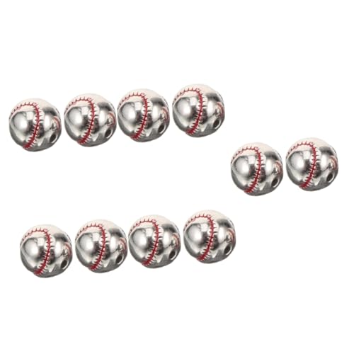 Housoutil 5 Sätze Kupferperlen Charms Diy Bastelperlen Für Armband Halskette Und Schmuckherstellung Glatte Oberfläche Tragbar Und Langlebig Für Bastelprojekte Und Dekoration 2 Stück * 5 von Housoutil
