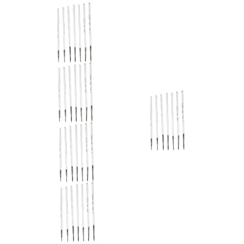 Housoutil 5 Sätze Malstift-set Miniatur-kunstpinsel Miniaturfarbe Bürsten Wasser Malen Miniatur-detailpinsel Winzige Pinsel Detailbürste Paint -pinsel -kit Modellpinsel Plastik 11 Stücke * 5 von Housoutil