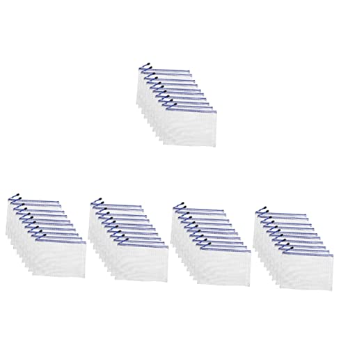Housoutil 5 Sätze Mesh Zipper Pouch Transparente Dokumententaschen Für Schule Büro Und Studium Große Kapazität Langlebig Und Leicht Zu Öffnen Für Stifte Und Wichtige Unterlagen 10 Stück * 5 Housoutil 5 Sätze Mesh Zipper Pouch Transparente Dokumententaschen Für Schule Büro Und Studium Große Kapazität Langlebig Und Leicht Zu Öffnen Für Stifte Und Wichtige Unterlagen 10 Stück * 5 von Housoutil
