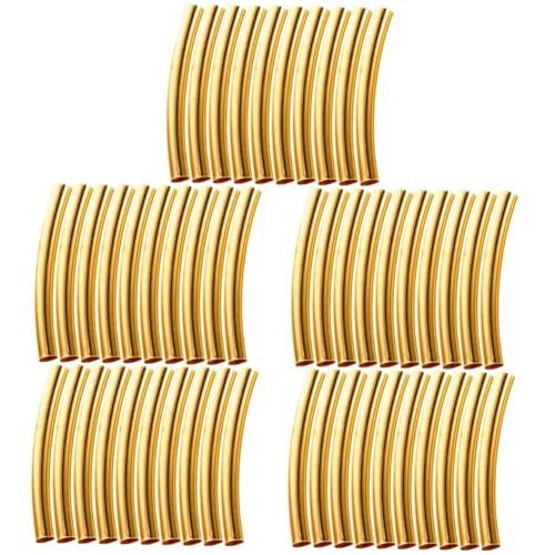 Housoutil 5 Sätze Metall Röhrenperlen Für Armbänder Gebogene Abstandshalterperlen Diy Schmuck Zubehör Für Armbänder Und Goldene Spacer Beads Für Projekte 100 Stück * 5 Housoutil 5 Sätze Metall Röhrenperlen Für Armbänder Gebogene Abstandshalterperlen Diy Schmuck Zubehör Für Armbänder Und Goldene Spacer Beads Für Projekte 100 Stück * 5 von Housoutil