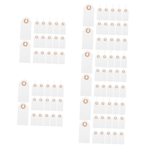 Housoutil 5 Sätze Preisetiketten Papierhängeschilder Mit Schnur Für Schmuck Und Kleidung Diy Beschreibbare Etiketten Für Kleine Unternehmen Und Produktinformationen 100 Stück * 5 Housoutil 5 Sätze Preisetiketten Papierhängeschilder Mit Schnur Für Schmuck Und Kleidung Diy Beschreibbare Etiketten Für Kleine Unternehmen Und Produktinformationen 100 Stück * 5 von Housoutil