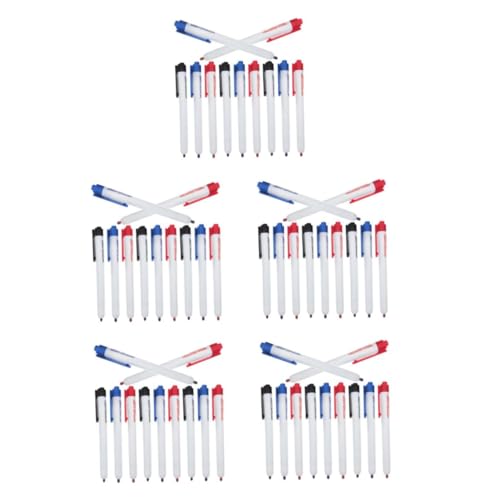 Housoutil 5 Sätze Radierbare Whiteboard Marker Und Wiederverwendbare Stift Für Schule Büro Und Zuhause Für Planung Notizen Und Kreative Anwendungen 12 Stück * 5 von Housoutil