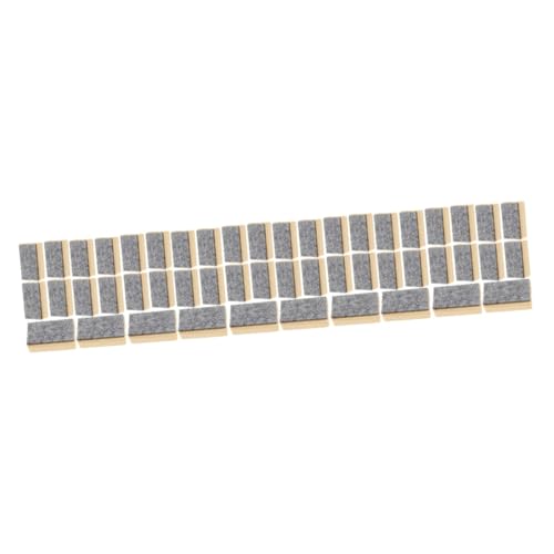 Housoutil 5 Sätze Radiergummi Schule Löschbaren Schwarzen Kreidetafel Reiniger Tücher Tafel Reinigung Holz 10 Stück * 5 von Housoutil