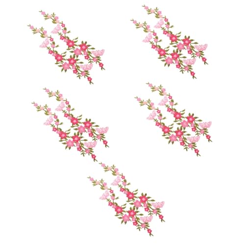 Housoutil 5 Sätze Schmetterling Blütenmuster Bügelpatches Farbige Stickerei Für Kleidung Taschen Hüte Einfache Anwendung Zum Verzieren Und Reparieren Von Textilien 2 Stück * 5 Housoutil 5 Sätze Schmetterling Blütenmuster Bügelpatches Farbige Stickerei Für Kleidung Taschen Hüte Einfache Anwendung Zum Verzieren Und Reparieren Von Textilien 2 Stück * 5 von Housoutil
