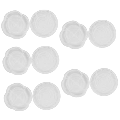 Housoutil 5 Sätze Silikon Untersetzer Formen Für Epoxidharz Diy Untersetzer Silikonformen Für Heimdekoration Langlebig Und Benutzerfreundlich Für Anfänger Und Fortgeschrittene 2 Stücke * 5 von Housoutil