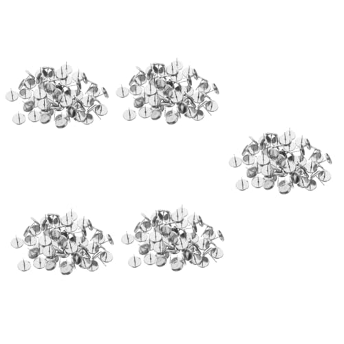 Housoutil 5 Sätze Stainless Steel Earring Base Blanks Runde Bezel Tray Ohrstecker Rohlinge Für Diy Schmuckgestaltung Robuste Leichte Und Einfache Anwendung Für Persönliche 50 Stück * 5 von Housoutil