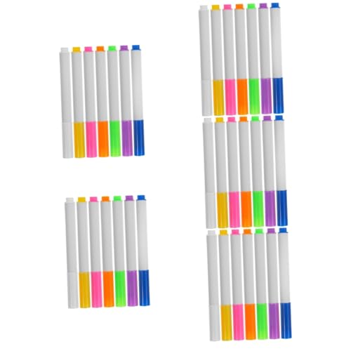 Housoutil 5 Sätze Teiliges Abwischbare Marker Für Whiteboards Wiederverwendbare Leuchtende Filzstifte Für Glatte Oberflächen Für Büro Und Schule Leicht Und Komfortabel Im 7 Stück * 5 Housoutil 5 Sätze Teiliges Abwischbare Marker Für Whiteboards Wiederverwendbare Leuchtende Filzstifte Für Glatte Oberflächen Für Büro Und Schule Leicht Und Komfortabel Im 7 Stück * 5 von Housoutil
