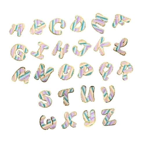 Housoutil 5 Sätze Teiliges Aufbügelbare Buchstaben Patches Diy Dekorative Applikationen Für Kleidung Taschen Und Mehr Für Reparaturen Und Persönliche Gestaltung 26 Stück * 5 Housoutil 5 Sätze Teiliges Aufbügelbare Buchstaben Patches Diy Dekorative Applikationen Für Kleidung Taschen Und Mehr Für Reparaturen Und Persönliche Gestaltung 26 Stück * 5 von Housoutil