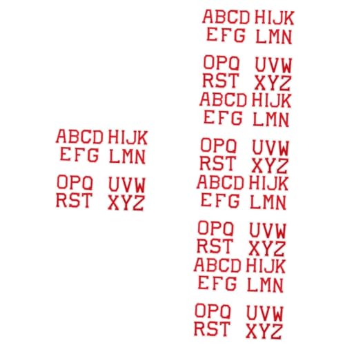 Housoutil 5 Sätze Teiliges Bügelbuchstaben Aufnäher Für Diy Kleidung Eisen Aufnäher Alphabet Patches Für Taschen Jeans Hüte Und Mehr Hautfreundlichem Material Leicht Zu 26 Stücke * 5 Housoutil 5 Sätze Teiliges Bügelbuchstaben Aufnäher Für Diy Kleidung Eisen Aufnäher Alphabet Patches Für Taschen Jeans Hüte Und Mehr Hautfreundlichem Material Leicht Zu 26 Stücke * 5 von Housoutil