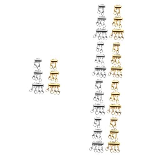 Housoutil 5 Sätze Teiliges Magnetverschluss Für Verstellbare Diy Schmuckverbindungen Mit Karabiner Und Mehrschichtigen Trennverschlüssen Für Schmuckgestaltungen 6 Stücke * 5 von Housoutil