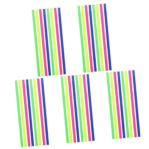 Housoutil 5 Sätze durchscheinende Haftnotiz Buchregisterkarten transparent bunt bookmarks markers fluoreszierende Satzmarkierungen Registerkarten für Buchanmerkungen das Haustier Colorful Housoutil 5 Sätze durchscheinende Haftnotiz Buchregisterkarten transparent bunt bookmarks markers fluoreszierende Satzmarkierungen Registerkarten für Buchanmerkungen das Haustier Colorful von Housoutil