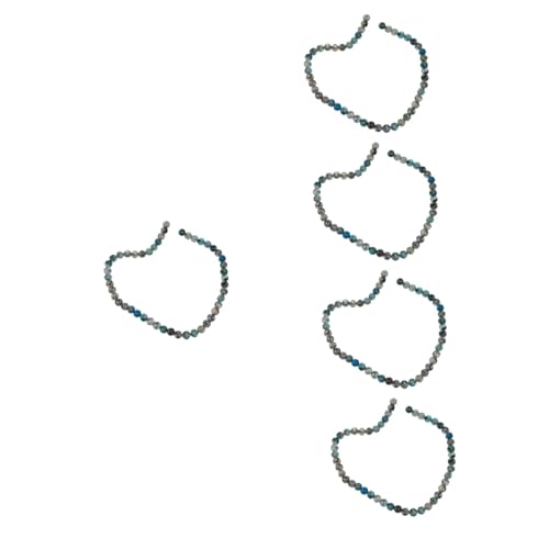 Housoutil 5 Stränge Achat Perlen Spärlich Schmuckherstellungszubehör Perlen Für Die Schmuckherstellung Halskette Lose Perlen Steine ​​Für Schmuck Achat Abstandshalter Natürliche von Housoutil