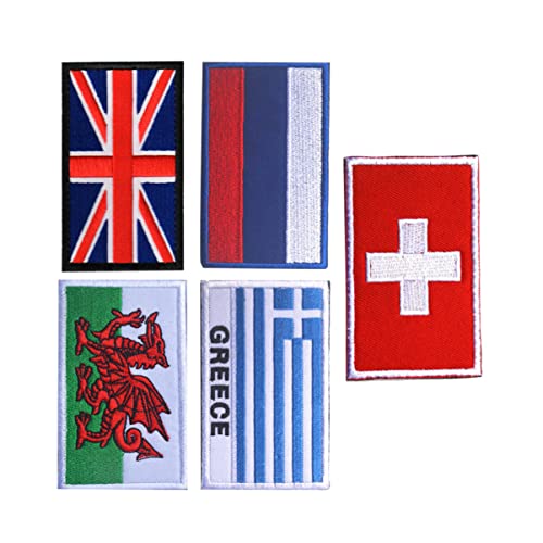 Housoutil 5 Stück Abzeichen Flaggenpatch Land gestickte Aufnäher Länderflaggen-Patches Flecken Stickerei Abzeichen Zubehör Nationalflaggen-Patch Stickarmband Housoutil 5 Stück Abzeichen Flaggenpatch Land gestickte Aufnäher Länderflaggen-Patches Flecken Stickerei Abzeichen Zubehör Nationalflaggen-Patch Stickarmband von Housoutil