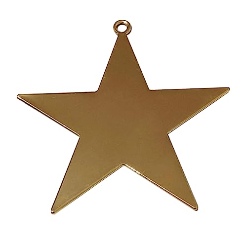 Housoutil 5 Stück Diy Legierung Platin Fünfzackiger Stern Ohrringe Zubehör für Schmuckherstellung Anhänger für Ohrringe und Armbänder von Housoutil