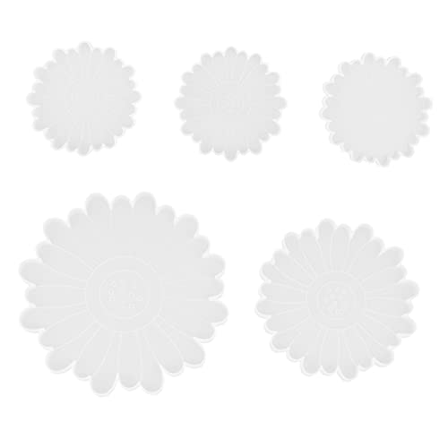 Housoutil 5 Stück Diy Silikonform Teilig Blumenmuster Untersetzer Gießform für Epoxidharz Flexibles Silikonmaterial für Bastelprojekte Einfach zu Entformen Reinigen Housoutil 5 Stück Diy Silikonform Teilig Blumenmuster Untersetzer Gießform für Epoxidharz Flexibles Silikonmaterial für Bastelprojekte Einfach zu Entformen Reinigen von Housoutil