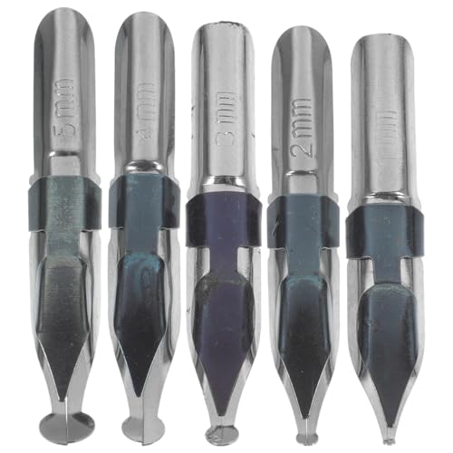Housoutil 5 Stück Ersatzfedern für Füllfederhalter kalligraphie feder set schreibfedern Stifte für Anfänger Ersatzspitzen für Stifte Federn für Stift Rostfreier Stahl Silver Housoutil 5 Stück Ersatzfedern für Füllfederhalter kalligraphie feder set schreibfedern Stifte für Anfänger Ersatzspitzen für Stifte Federn für Stift Rostfreier Stahl Silver von Housoutil