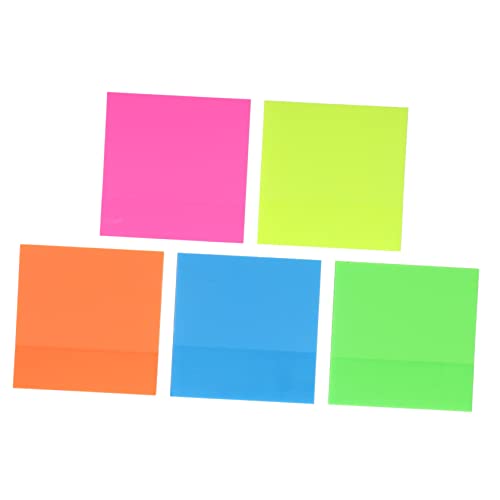 Housoutil 5 Stück Farbige Haftnotizen Selbstklebende Memo Pads für Schule und Büro Transparentes Design Markieren und Organisieren Praktisch für Studierende und Büroangestellte Housoutil 5 Stück Farbige Haftnotizen Selbstklebende Memo Pads für Schule und Büro Transparentes Design Markieren und Organisieren Praktisch für Studierende und Büroangestellte von Housoutil
