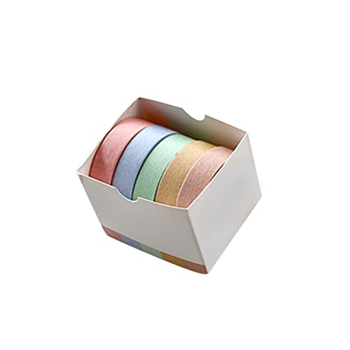 Housoutil 5 Stück Fotoalbumband Klebstoffe Spender Klebestift Verwaschenes Klebeband Farbiges Band Papier Klebeband Deko-washi-tape Geschenkverpackungsband Papierklebeband Selber Machen Housoutil 5 Stück Fotoalbumband Klebstoffe Spender Klebestift Verwaschenes Klebeband Farbiges Band Papier Klebeband Deko-washi-tape Geschenkverpackungsband Papierklebeband Selber Machen von Housoutil