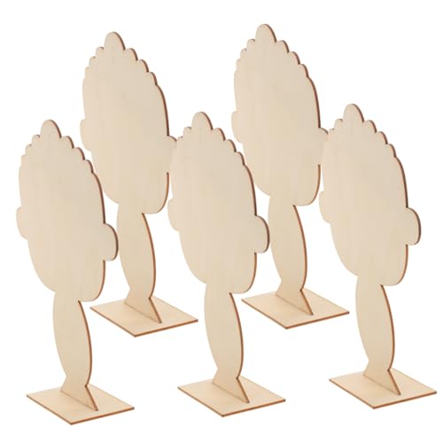 Housoutil 5 Stück Holzplatte für Tonarbeiten Porträtform DIY Materialien für Kunsthandwerk Vielseitig Einsetzbar für Färben für Detailreiche Kreationen Housoutil 5 Stück Holzplatte für Tonarbeiten Porträtform DIY Materialien für Kunsthandwerk Vielseitig Einsetzbar für Färben für Detailreiche Kreationen von Housoutil