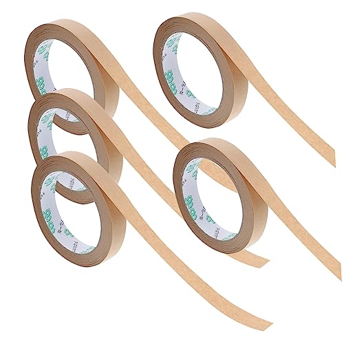 Housoutil 5 Stück Klebeband Aus Kraftpapier Band Schwere Verpackung Packpapierband Sich Bewegendes Band Klebstoff Gummiertes Papierband Klebrig Ziehen Um Wasserfreie Kraftbänder Housoutil 5 Stück Klebeband Aus Kraftpapier Band Schwere Verpackung Packpapierband Sich Bewegendes Band Klebstoff Gummiertes Papierband Klebrig Ziehen Um Wasserfreie Kraftbänder von Housoutil