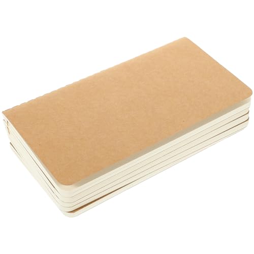 Housoutil 5 Stück Kreative Reisemappen Leere Notizbücher aus Hochwertigem Kraftpapier für Notizen Tagebuch und Planung Praktisch und Tragbar Zufällige Designs von Housoutil