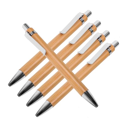 Housoutil 5 Stück Kugelschreiber Elegante Schreibgeräte mit Feiner für Geschäftliche Anlässe Schule und Bürobedarf Geschenkidee für Freunde und Kollegen von Housoutil