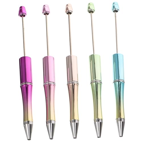 Housoutil 5 Stück Kugelschreiber Farbig Perlenstift Ball Schreibstift Bastelstifte Spaßstifte Für Den Täglichen Gebrauch Kunststoffperlen Für Stifte Stift-kits Plastik Housoutil 5 Stück Kugelschreiber Farbig Perlenstift Ball Schreibstift Bastelstifte Spaßstifte Für Den Täglichen Gebrauch Kunststoffperlen Für Stifte Stift-kits Plastik von Housoutil