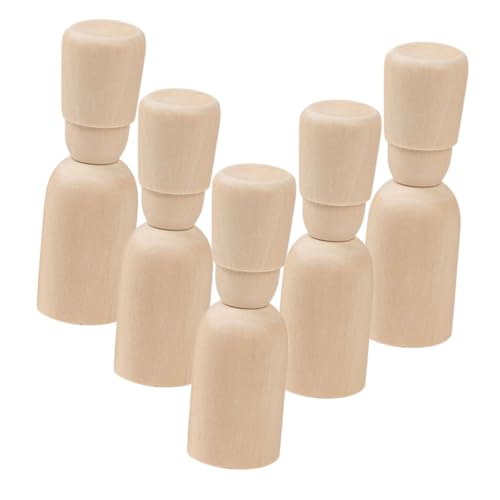Housoutil 5 Stück Log Farbe Kleiner Holzmann Holzpuppe Modellfigur Zeichnen Leute Pfeifen Holzleute Puppen Aus Holz Holzfiguren Zum Bemalen Holzstifte Puppenbauset Beige Housoutil 5 Stück Log Farbe Kleiner Holzmann Holzpuppe Modellfigur Zeichnen Leute Pfeifen Holzleute Puppen Aus Holz Holzfiguren Zum Bemalen Holzstifte Puppenbauset Beige von Housoutil