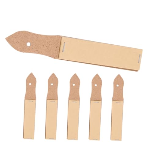 Housoutil 5 Stück Nib Sandpapierbrett schleifpapier Kreidespitzer Zeichenbleistiftspitzer für Künstler Sandpapierblock zum Zeichnen Bleistiftspitzer zeichnen Zeichenausrüstung Beige von Housoutil