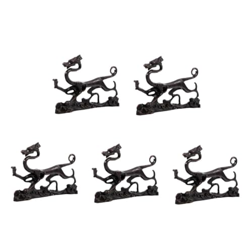 Housoutil 5 Stück Qinglong Ornament Stifthalter Stand Groß Unterstützung Für Schreibpinsel Kalligrafie-schreibpinselhalter Tinte Kalligraphie-pinselhalter Mit Form Inhaber Kupfer Housoutil 5 Stück Qinglong Ornament Stifthalter Stand Groß Unterstützung Für Schreibpinsel Kalligrafie-schreibpinselhalter Tinte Kalligraphie-pinselhalter Mit Form Inhaber Kupfer von Housoutil