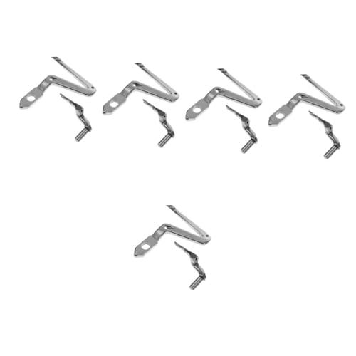 Housoutil 5 Stück Rostfreier Lower Looper Nähmaschinenteil für Haushalts Overlock Kompatibel mit Robustes Ersatzteil für Strick und Näharbeiten Einfache Handhabung und Langlebige Housoutil 5 Stück Rostfreier Lower Looper Nähmaschinenteil für Haushalts Overlock Kompatibel mit Robustes Ersatzteil für Strick und Näharbeiten Einfache Handhabung und Langlebige von Housoutil