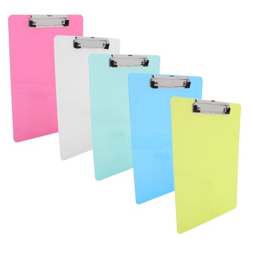 Housoutil 5 Stück Schreibtafelblock Zwischenablage Bretter Büroklammer Bord Clips Clips Klemmbrett-Clip Klemmbrettkunststoff Speicherklemme Office-Dokumentenklammern Büro-Klemmbrett pp Housoutil 5 Stück Schreibtafelblock Zwischenablage Bretter Büroklammer Bord Clips Clips Klemmbrett-Clip Klemmbrettkunststoff Speicherklemme Office-Dokumentenklammern Büro-Klemmbrett pp von Housoutil