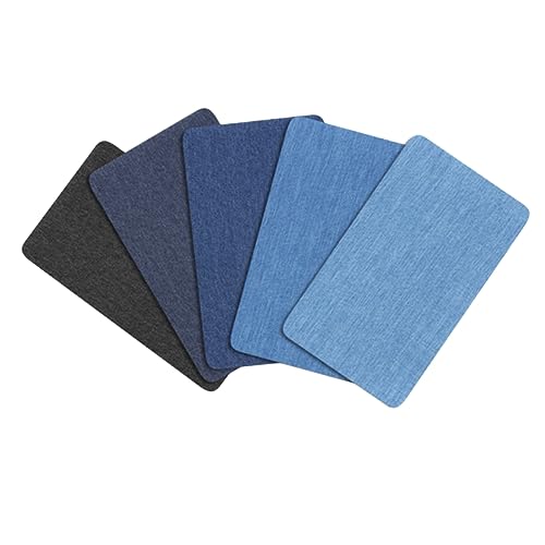 Housoutil 5 Stück Selbstklebende Jeansflicken zum Aufnähen und Reparieren Strapazierfähige Denim Patches für Jacken Taschen Kleidung Diy Stoffaufkleber für Löcher und Dekoration Housoutil 5 Stück Selbstklebende Jeansflicken zum Aufnähen und Reparieren Strapazierfähige Denim Patches für Jacken Taschen Kleidung Diy Stoffaufkleber für Löcher und Dekoration von Housoutil