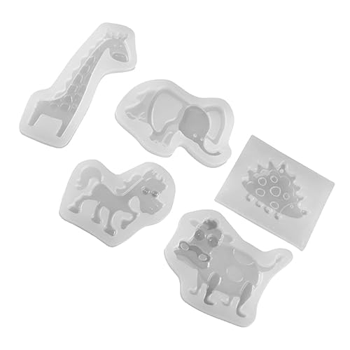 Housoutil 5 Stück Silikon Tierform Teiliges Giraffe Elefant Kuh Epoxidharz Gießform für Diy Kunstprojekte Schmuckherstellung und Handwerk Bastelideen Housoutil 5 Stück Silikon Tierform Teiliges Giraffe Elefant Kuh Epoxidharz Gießform für Diy Kunstprojekte Schmuckherstellung und Handwerk Bastelideen von Housoutil