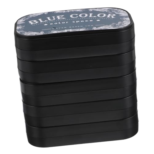 Housoutil 5 Stück Stempelkissen Vintage Ink Pads Fingerabdruck-Pad Tinten-Bastelkissen Kalligraphie -Tintenpolster Scrapbooking-Zubehör für Erwachsene Druckblock Schwamm auf Wasserbasis von Housoutil