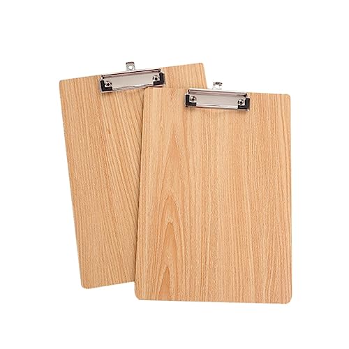 Housoutil 5 Stück Teiliges Schreibclip mit Metallclip für Schule Büro und Zuhause Ergonomisches Design für Einfaches Handling Robustes und Vielseitiges Clipboard von Housoutil