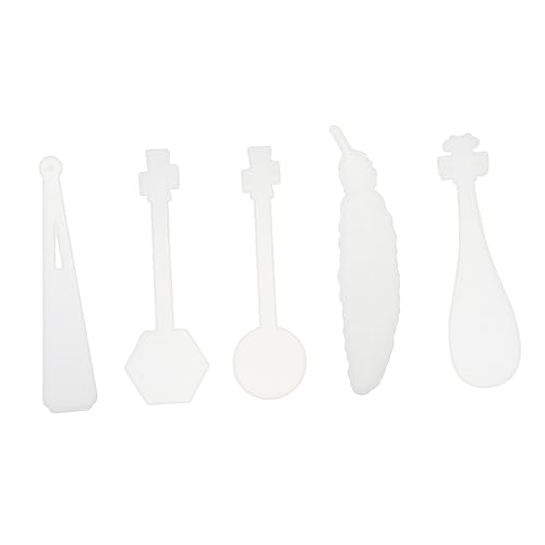 Housoutil 5 Stück Teiliges Silikon Lesezeichen Gießform Set Diy Epoxidharz Bastelvorm mit Löchern für Anhänger Geeignet für Schlüsselanhänger Handyanhänger und Mehr Housoutil 5 Stück Teiliges Silikon Lesezeichen Gießform Set Diy Epoxidharz Bastelvorm mit Löchern für Anhänger Geeignet für Schlüsselanhänger Handyanhänger und Mehr von Housoutil
