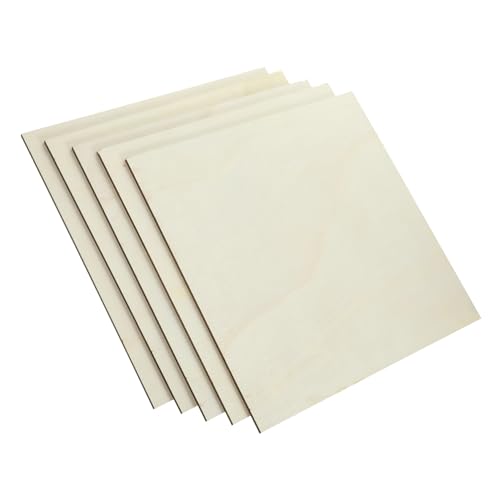Housoutil 5 Stück Unbearbeitete Holzplatten für Diy Projekte Quadratische Holzstücke zum Basteln Unlackierte Holzbrettchen zum Bemalen und Gestalten Housoutil 5 Stück Unbearbeitete Holzplatten für Diy Projekte Quadratische Holzstücke zum Basteln Unlackierte Holzbrettchen zum Bemalen und Gestalten von Housoutil